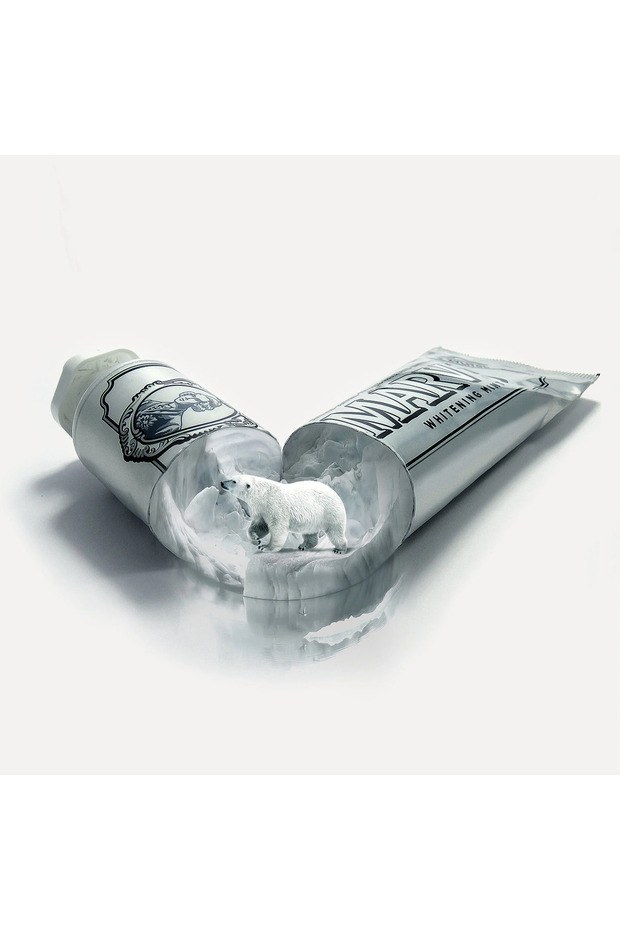 معجون اسنان بالنعناع لتبييض الأسنان 85 مل - 2