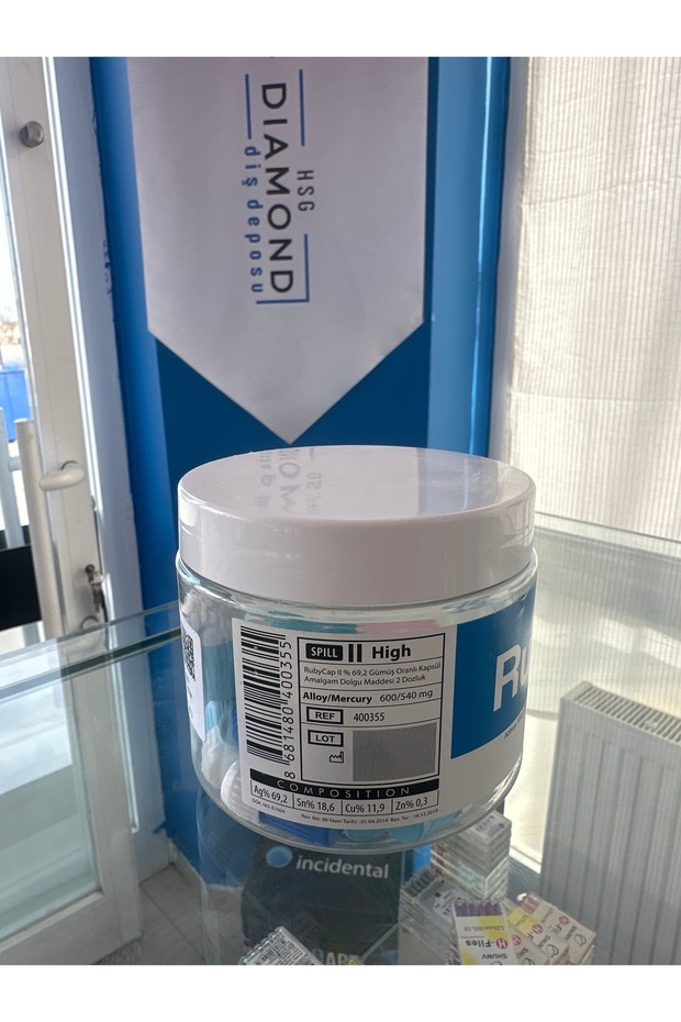 Diamond Dental - Amalgam Kapsül %69,2 Gümüş - 2