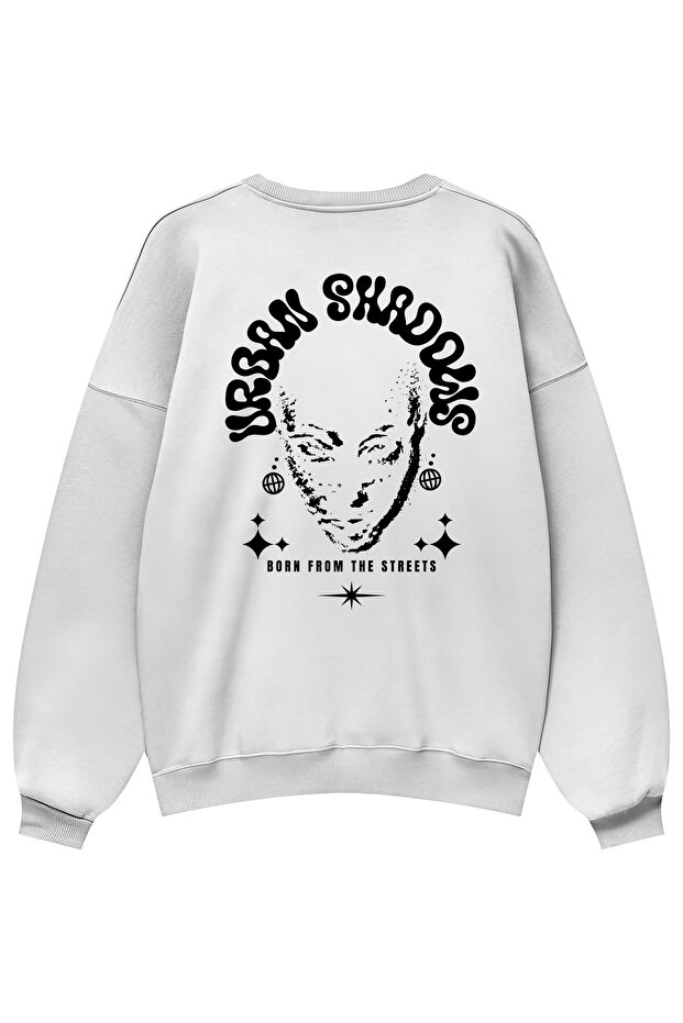 Urban Shadows Printed Unisex Oversized Sweatshirt