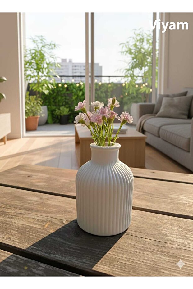 Pinterest Decorative Vase White - 1