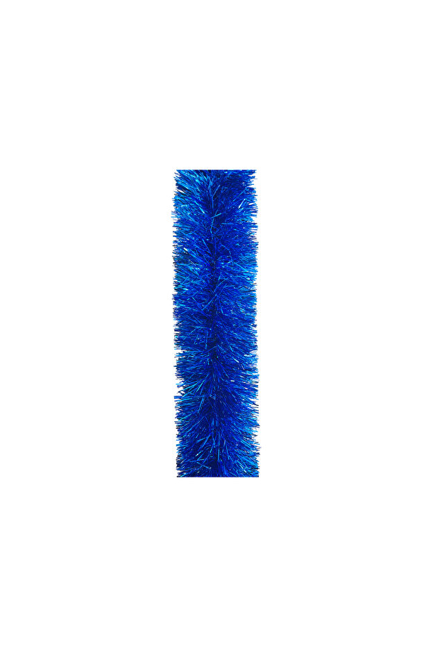 Thick Tinsel Garland Blue 12x200cm