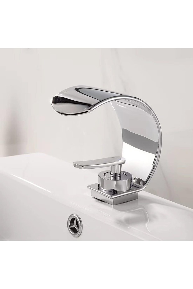 Waterfall Basin Faucet, Chrome (Code BF011C) - 4