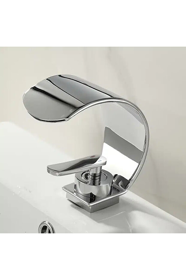 Waterfall Basin Faucet, Chrome (Code BF011C) - 2
