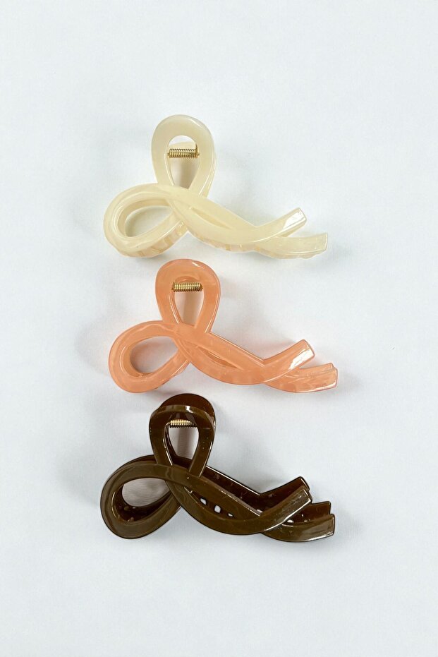 Bow Model Colorful Clip Buckle - Bow Colorful Latch Buckle Set of 3