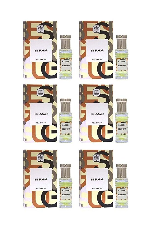Be Sugar Perfume Oil Roll-On for Men & Women - 6ml (Pack of 6)