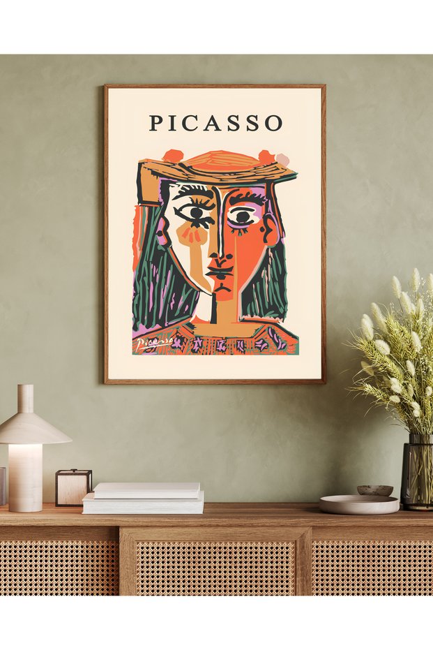 One Piece Living Room Office Decor Painting Picassso Vrynt