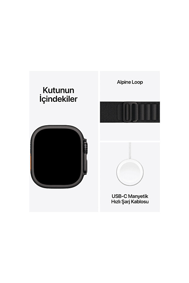 MF0Q4TU/A Watch Ultra 3 GPS + Cellular 49mm Black Titanium Case with Black Alpine Loop - Smal - 7
