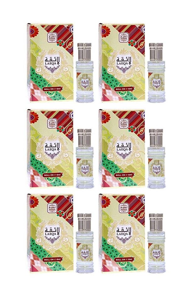 Laeqa Perfume Oil Roll-On for Men & Women - 6ml (Pack of 6)