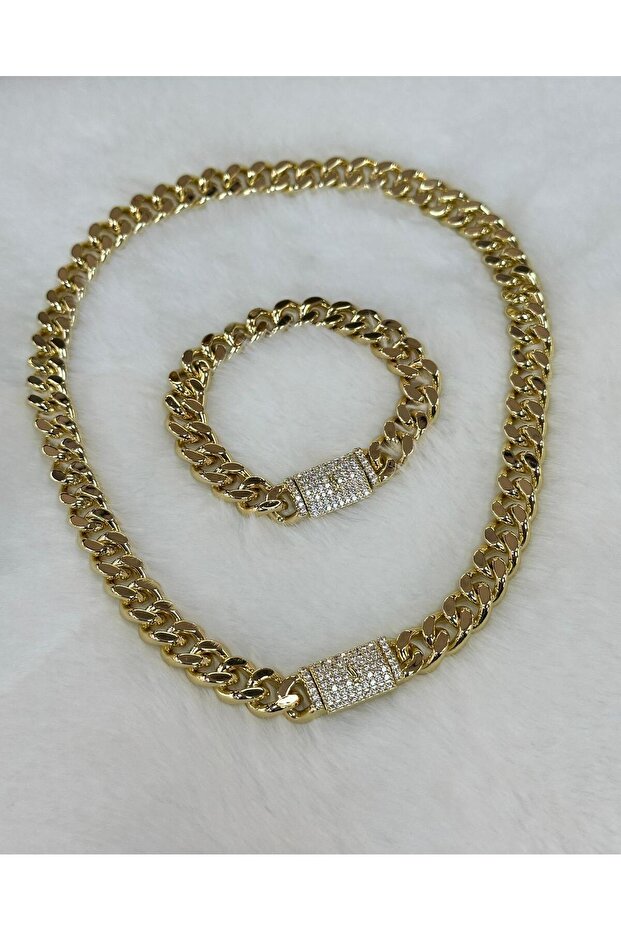 çelik kolye bileklik - 3