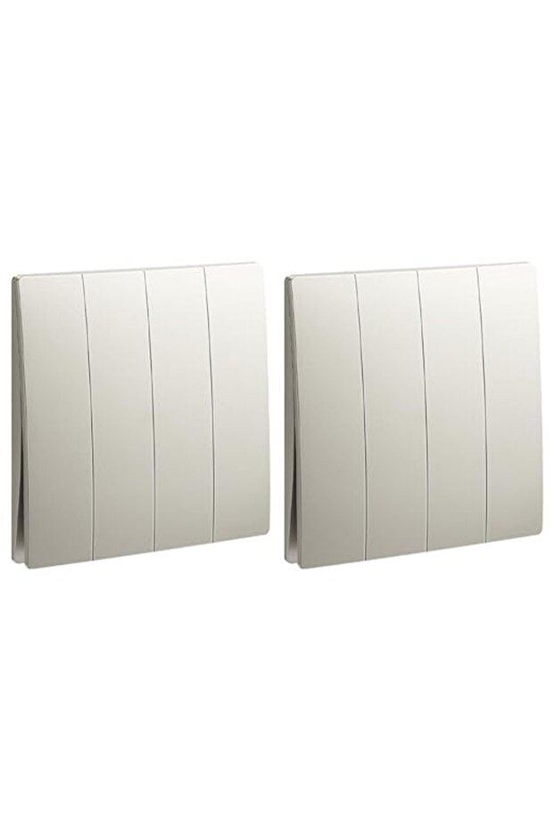 Legrand Mallia Senses Switch - Champagne, Screw Terminals, 16A 250V, Pack of 2 (4-Gang 2-Way)