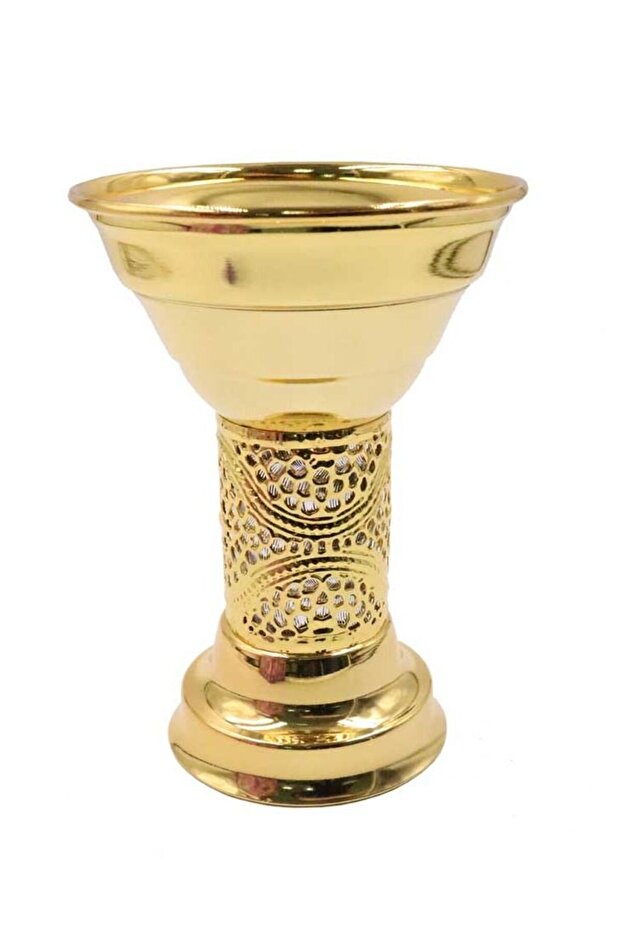 – Metal Charcoal Bakhoor Burner Gold