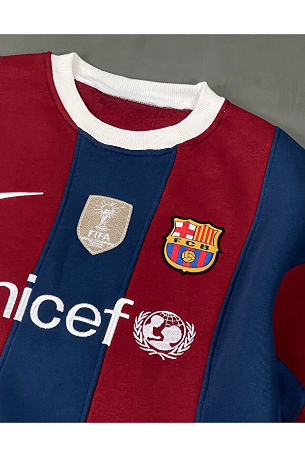 Oversize Barcelona Logo Sweatshirt - 3