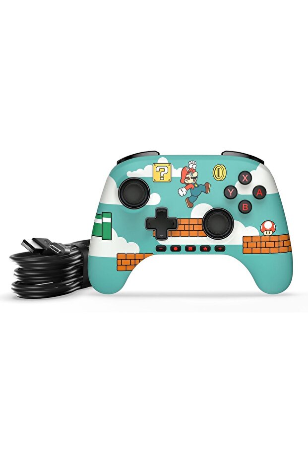 Advantage Wired Controller for Nintendo Switch 2, Mario Time Design, 3m Cable, Hall Effect Modules - 8