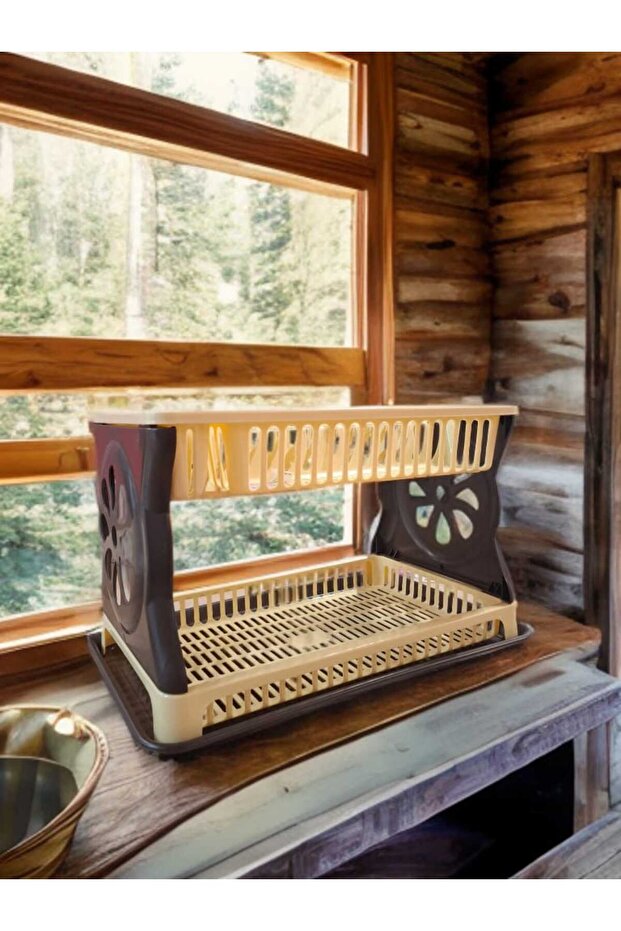 Double Dish Rack for Kitchen - 3