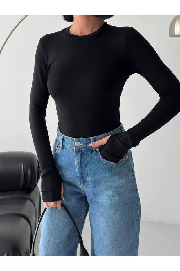 Parmak geçmeli basic blıuz - 1