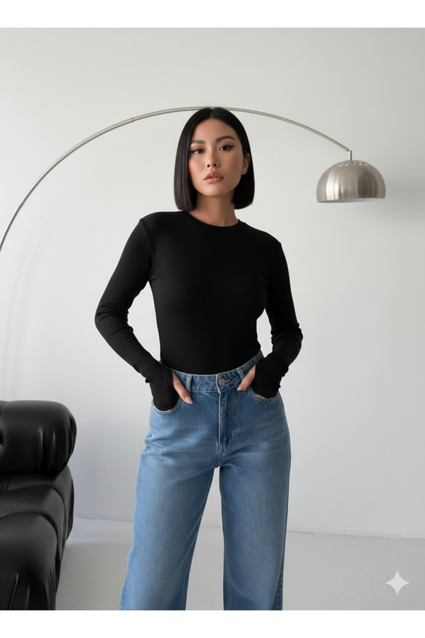 Parmak geçmeli basic blıuz - 3