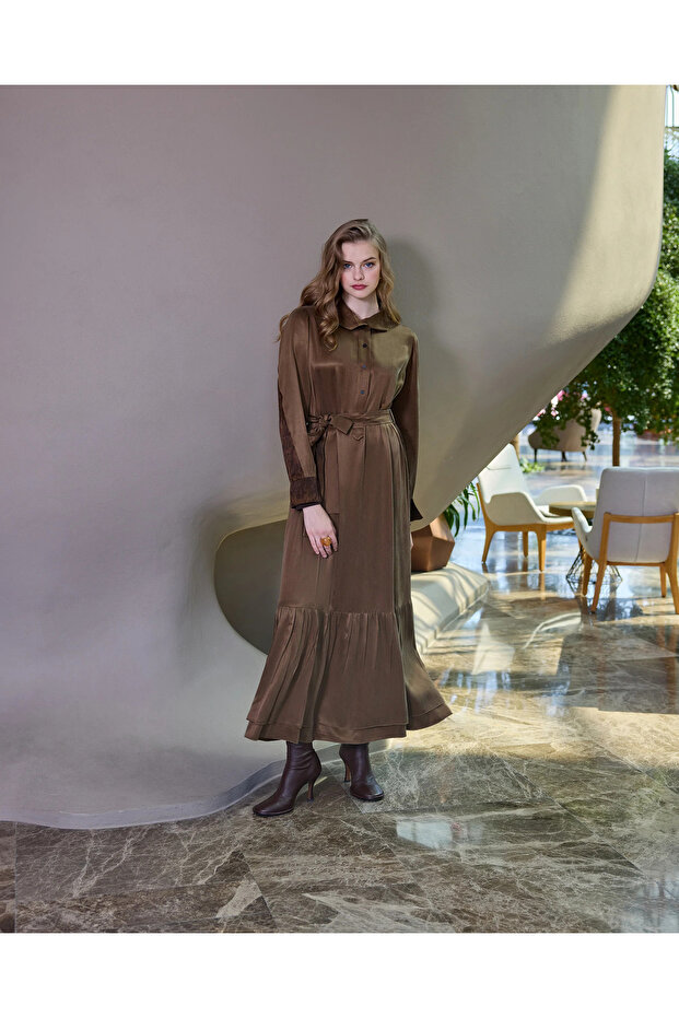 38827 MİSSWHENCE ELBİSE - 1