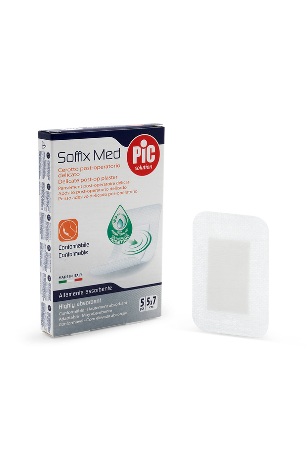 Soffix Med مع جص CHG 5 سم × 7 سم (5 قطع)