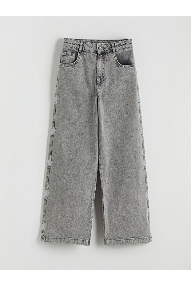 Mixed Wideleg Girls' Jeans