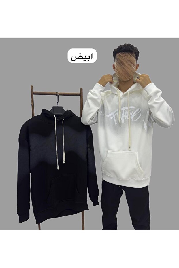 هودي اوفر سايز مبطن للجنسين
