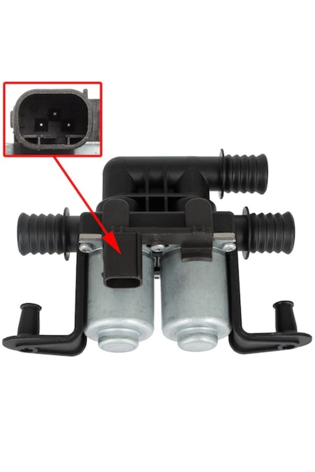 Electrovalvă încălzitor de apă pentru BMW 5 E60/E61, 6 E63/E64, 7 E65/E66/E67, X5 E53 - nouă