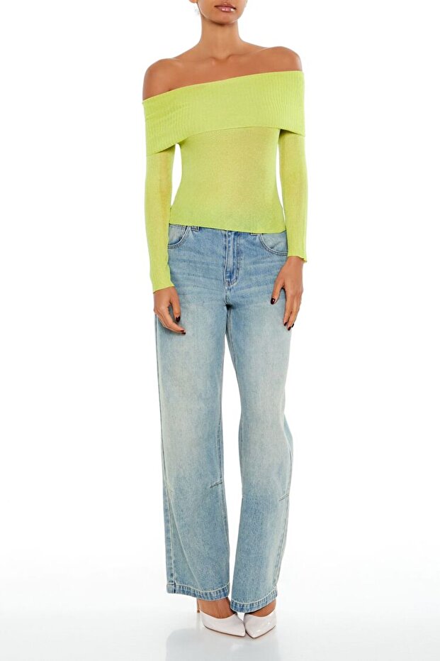 Omuz Açık Kazak - 2