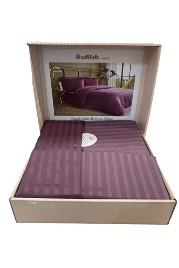 Duvet Cover Set Saten Double M.Deco Rose Line (Y)