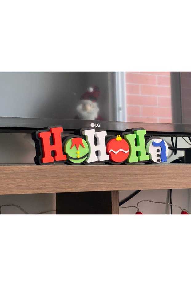 Cheerful Ho Ho Ho Christmas Decoration