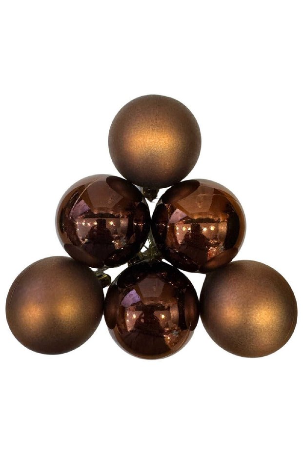 6 Pieces Cute Ball Christmas Tree Ornament 6 cm