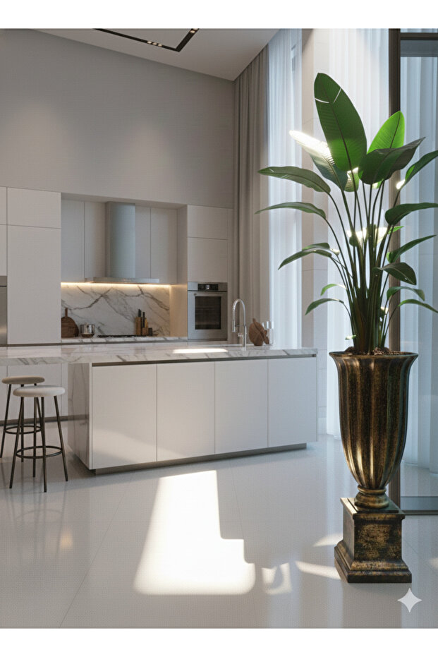 Dekoratif Antik Dev Vazo 91 cm - 3