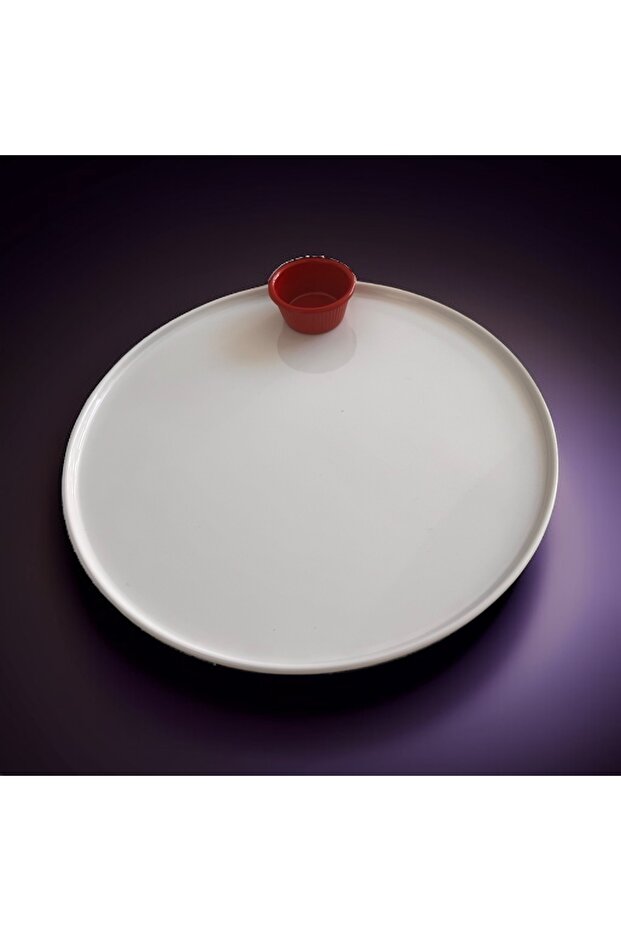 Pizza tabağa sosluk 2 adet - 3