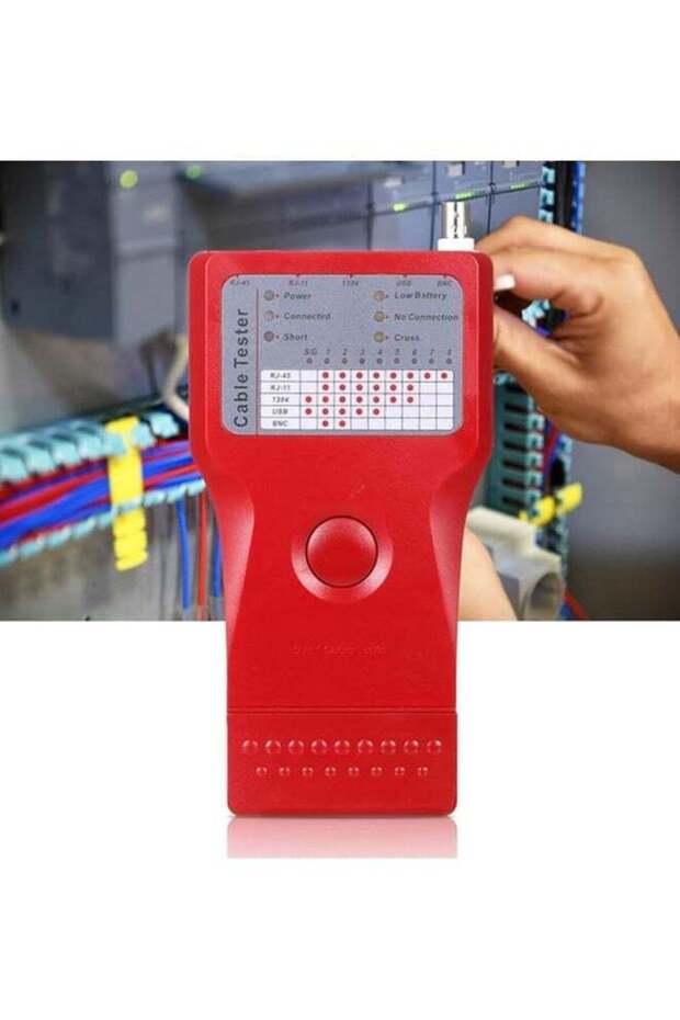 5-in-1 Network Cable Tester (RJ45/RJ11/UTP/STP/BNC/1394) with Remote - 1