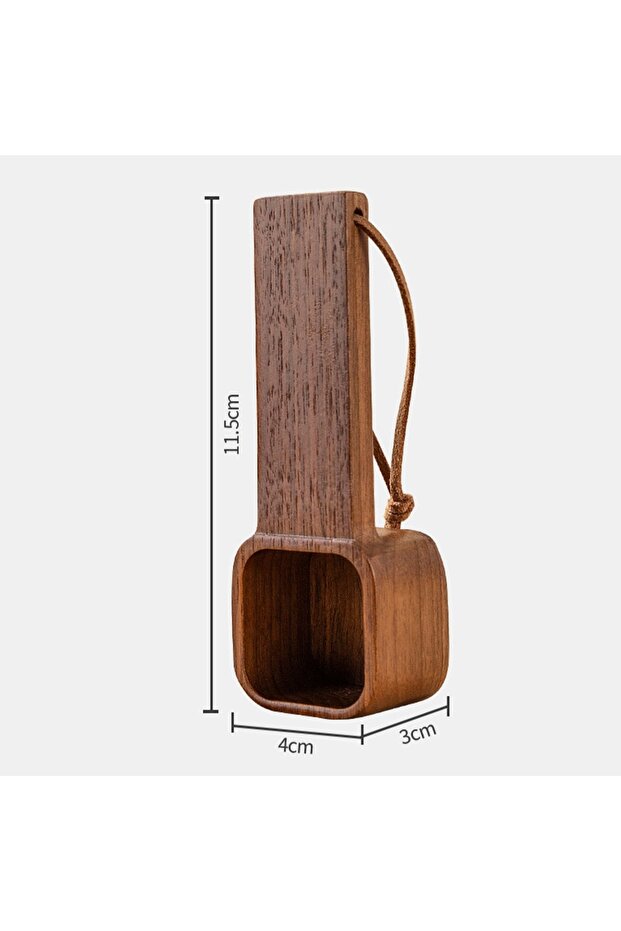 ملعقة قهوة من الخشب الصلب - 6