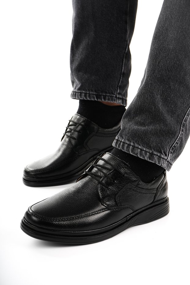 Men's Inner Outer Genuine Leather Full Orthopedic Anatomical Daily Casual Men's Shoes