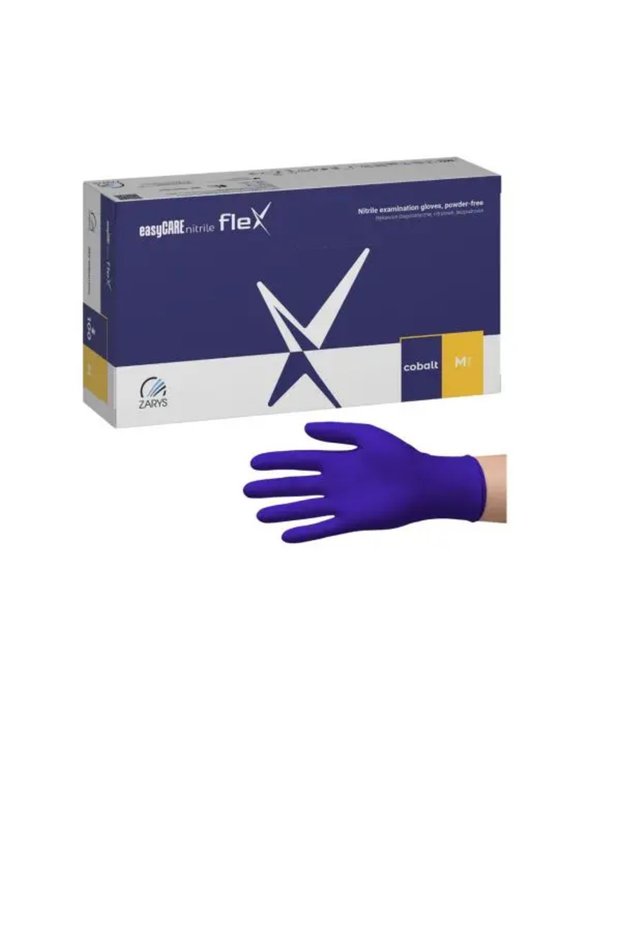Manusi nitril culoare COBALT