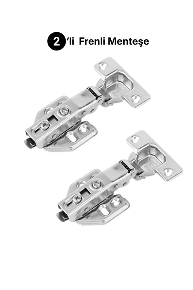 Frenli Dolap Menteşesi Dolap Kapağı 2 Adet - 1