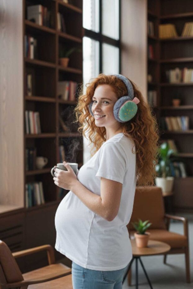 واقي أذن شتوي قابل للطي من القطيفة الواقية من البرد على شكل فواكه - 1