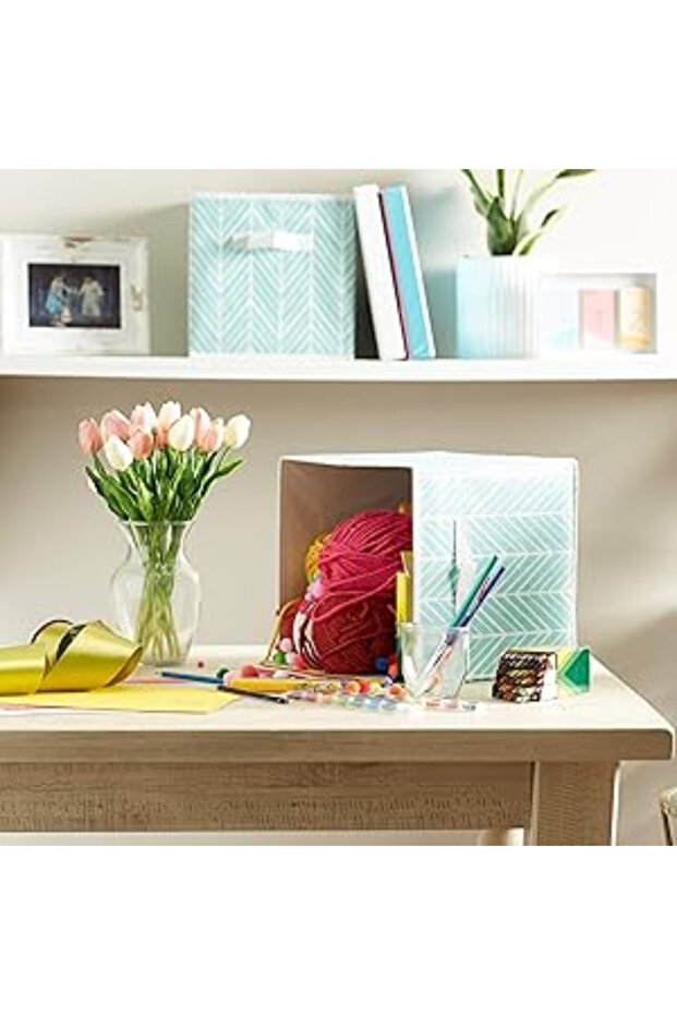 Set of 2 Foldable and Multi-Functional Organization and Storage Boxes - 6