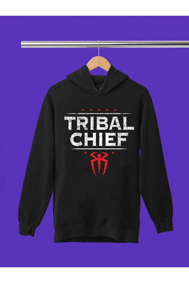 Roman Reigns Tribal Chief Wwe Printed 100% Cotton Soft Texture Hooded Kids Sweatshirt