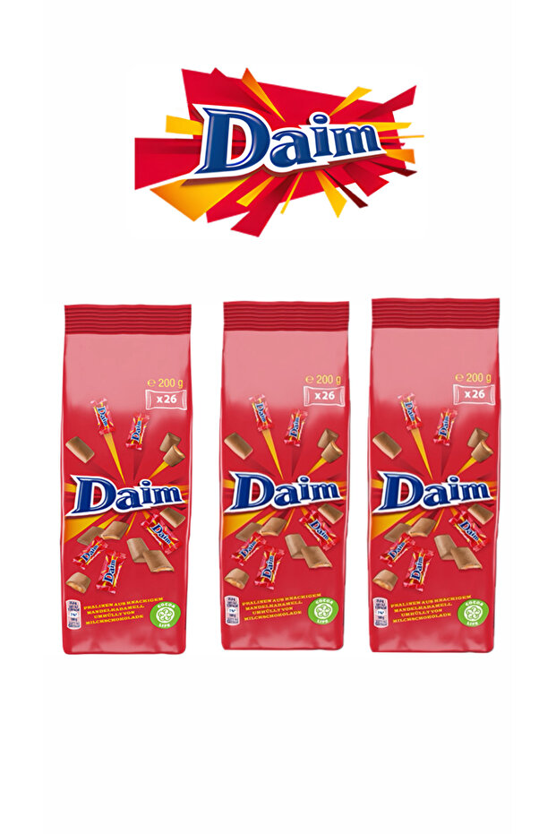 Mini Caramel Choclate 3x200G (3 Adet) - 1