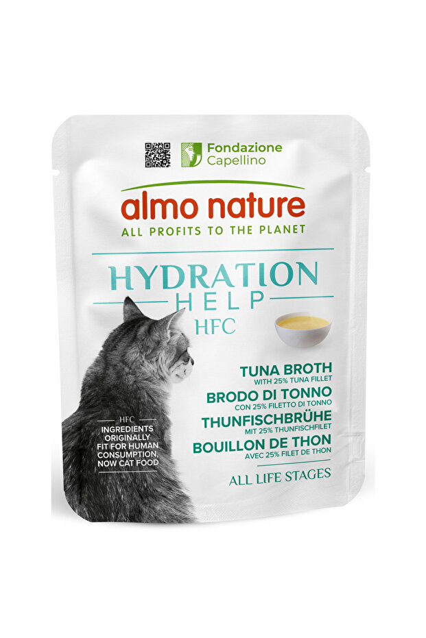 Hydration Help Tuna Broth with Tuna Fillet Wet food 50 g