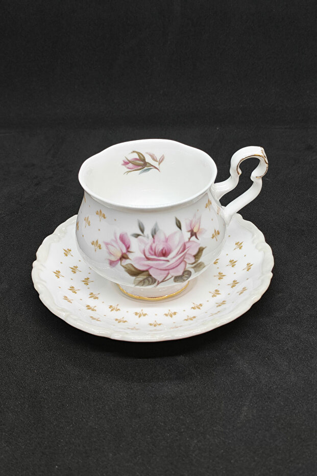 Marie Louise Bone China Coffee,Tea Cup and Saucer 120 ml
