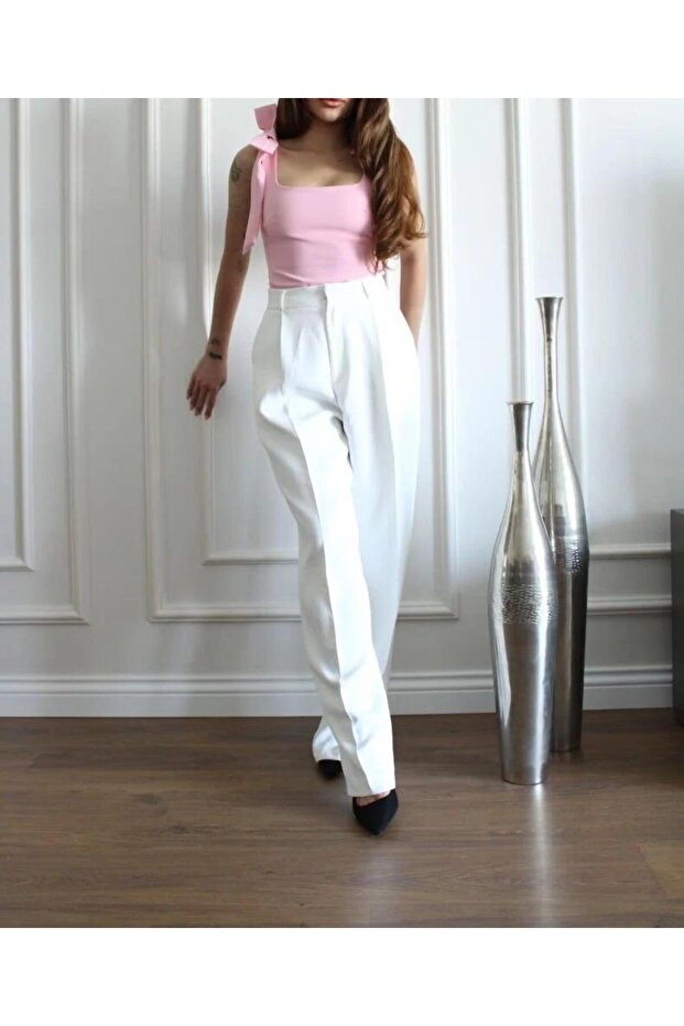 White Palazzo Pants