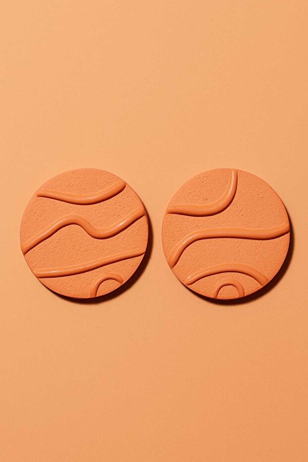 Special Design, Handmade Polymer Clay Salmon Color Design Light Handmade Handmade Earrings