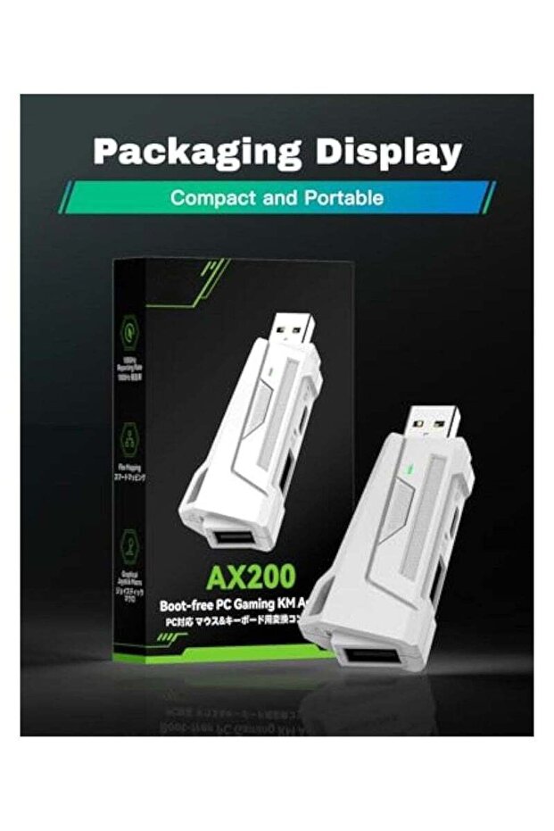 PC Gaming Keyboard & Mouse to Joystick Adapter – Customizable with App, Flex Mapping - 5