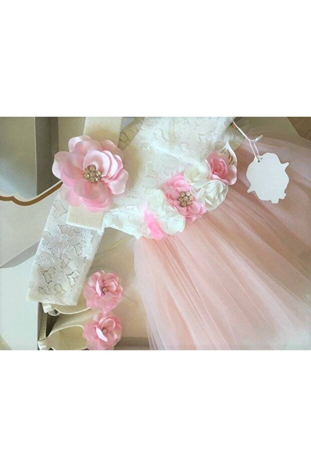 Set rochie de botez - 3 piese - 4