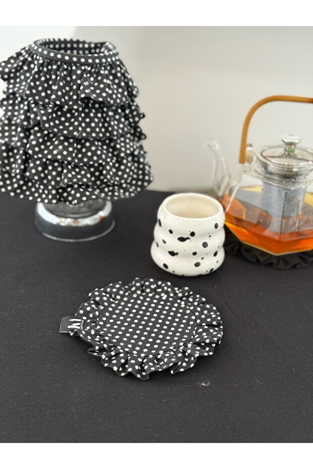 Dottie Linen Round Coaster