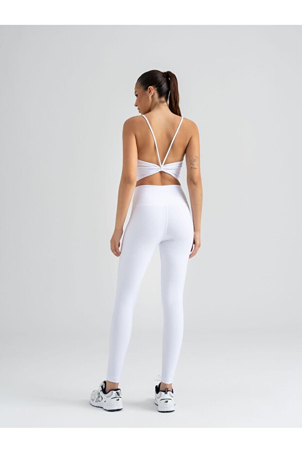 Kadın Beyaz Knot Büstiyer - 8