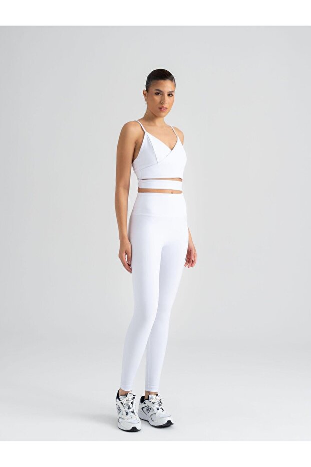 Kadın Beyaz Knot Büstiyer - 6