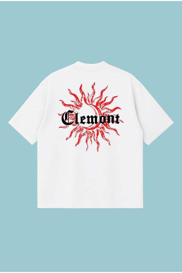 Clemont Sun Boxy Fit Oversized Unisex 100% Cotton-Pack T-Shirt – Printed T-Shirts |   Streetwear